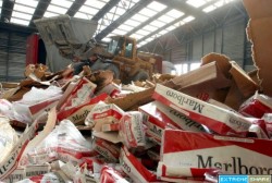 Saisie de 700 pots de tabac